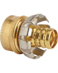 Best Garden 5/8 In. Female Brass Hose Coupling Mender