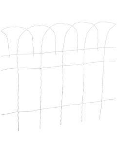 Best Garden 14 In. H x 20 Ft. L Galvanized Wire Decorative Border Fence