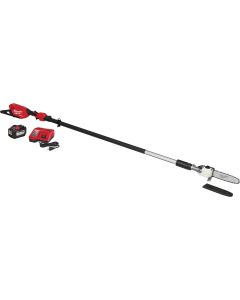 Milwaukee M18 FUEL Brushless 10 In. Telescoping Cordless Pole Saw Kit with 12.0 Ah Battery & Charger