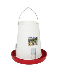 Farm-Tuff 25 Lb. Capacity Hanging Plastic Poultry Feeder