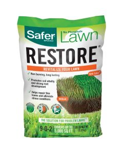 Safer Lawn Restore 20 Lb. 5000 Sq. Ft. 9-0-2 Lawn Fertilizer