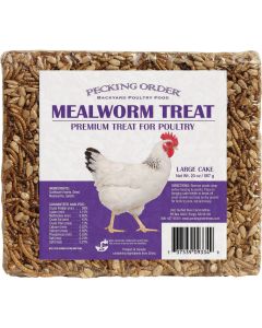 Pecking Order 20 Oz. Large Mealworm Cake