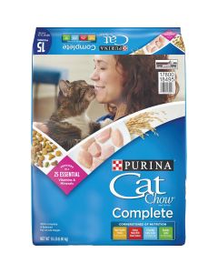 Purina Cat Chow Complete Balance 15 Lb. Kibble Blend All Ages Dry Cat Food