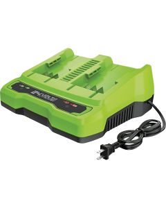 Greenworks 24V 4A Dual Port Charger