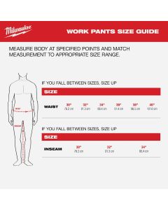 Milwaukee FREEFLEX Black 38 x 32 Tech Pants