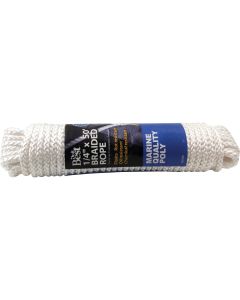 1/4"X50'Wht Polybrd Rope