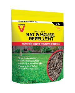 Victor Rat-A-Way 3 Lb. Granular Natural Rat & Mouse Repellent