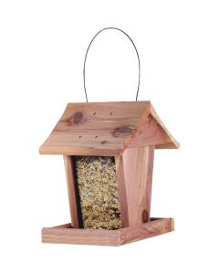 Valley Splendor Cedar JR Hopper Bird Feeder