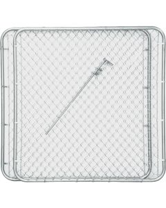 Midwest Air Tech Double Drive 114 In. W. x 46 In. H. Chain Link Gate