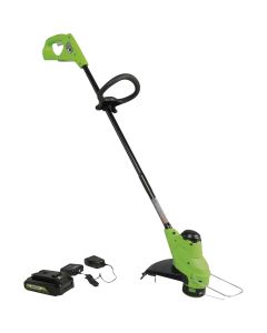 Greenworks 24V 13 In. String Trimmer w/4.0 Ah Battery & Charger