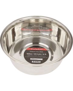 Boss Pet ProSelect 160 Oz. Heavy Stainless Steel Mirror Finish Dog Bowl