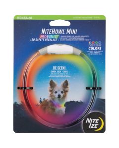 Nite Ize Nite Howl Lithium Polymer Rechargeable Color Changing LED Mini Safety Necklace