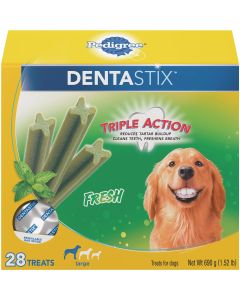 Pedigree Dentastix Large Dog Fresh Dental Dog Treat (28-Pack)