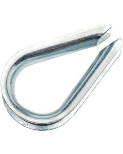 1/8"  Zinc Rope Thimble