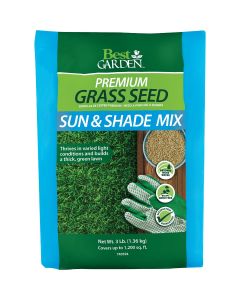 Best Garden 3 Lb. 750 Sq. Ft. Coverage Sun & Shade Grass Seed