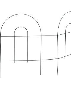 Best Garden 8 Ft. Powder-Coated Green Wire Folding Fence