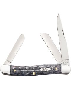 Case Stockman 2.57 In. Pocket Worn Crandall Jig Gray Bone Medium Pocket Knife