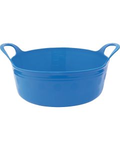 Tuff Stuff 5 Qt. Sky Blue Plastic Flex Tub