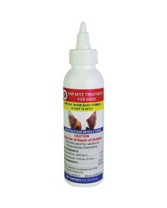 Miracle Care 4 Oz. Ear Mite Treatment for Dogs