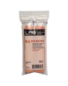 6-1/2" x 3/8" Nap Pro Solutions 44393 Polyester Mini-Roller Cover, 2-Pack