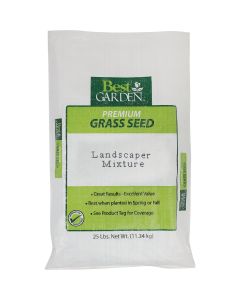 Best Garden 25 Lb. 3750 Sq. Ft. Coverage Sun to Partial Shade Grass Seed