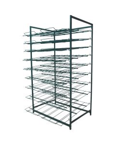 79 In. H. Green Wire Fence Display Rack