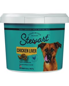 Stewart 16.8 Oz. Freeze-Dried Chicken Liver Dog Treat