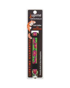 Lupine 1/2 In. Adjustable Petunias Cat Collar with Bell