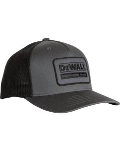 DEWALT Oakdale Gray Patch & Black Mesh Trucker Hat