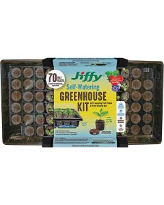 Jiffy 70-Cell Self-Watering Greenhouse Seed Starter Kit