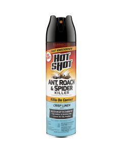 Hot Shot 17.5 Oz. Crisp Linen Scent Aerosol Spray Ant, Roach, & Spider Killer