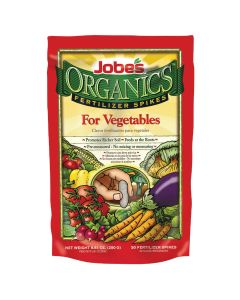 Jobe's Organic 2-7-4 Vegetable Fertilizer Spikes (50-Pack)