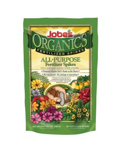 Jobe's Organic 4-4-4 All-Purpose Fertilizer Spikes (50-Pack)