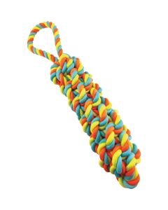 Boss Pet Chomper Woven Rope Monkey Fist Tug Dog Toy