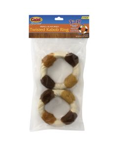 Cadet Gourmet Triple Flavored Chicken, Chicken Liver, & Sweet Potato Shish Kabobs Dog Treat (2-Pack)