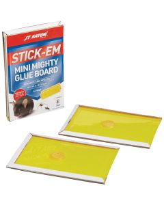 JT Eaton Stick-Em Mini Mighty Glue Board Mouse & Insect Trap (4-Pack)