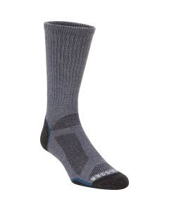 Hiwassee Trading Company Medium Charcoal/Blue Light Tech Crew Sock