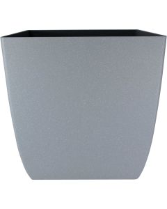 Myers Santa Fe 16 In. Pebble Gray Square Planter