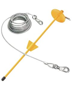 Boss Pet Guardian Gear XL Dog Stake & Tie-Out Combo, 30 Ft.