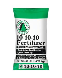 Twin Pine 33 Lb. 5000 Sq Ft. 10-10-10 All Purpose Fertilizer