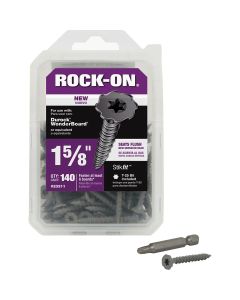 Buildex Rock-On #9 x 1-5/8 In. Philips Cement Board Screw (140 Ct.)