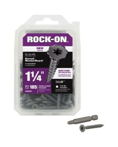 Buildex Rock-On #9 x 1-1/4 In. Philips Cement Board Screw (185 Ct.)