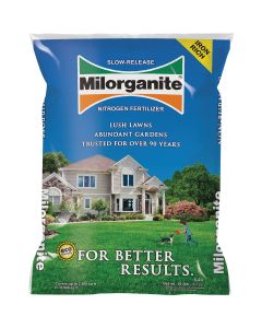 Milorganite 32 Lb. 2500 Sq. Ft. 6-4-0 Slow-Release Nitrogen Lawn Fertilizer