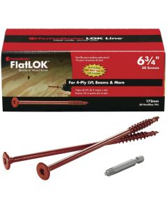 FastenMaster FlatLok 6-3/4 In. Engineered Structural Wood Screw (50 Ct.)