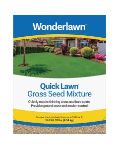 Wonderlawn Quick Lawn 10 Lb. 3000 Sq. Ft. Coverage Annual & Perennial Ryegrass Grass Seed