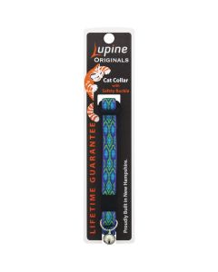 Lupine 1/2 In. Adjustable Rain Song Cat Collar with Bell