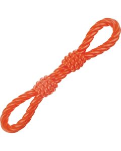 Boss Pet Infinity TPR Double Fist Tug Orange Dog Toy