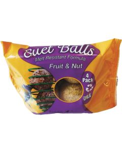 Wildlife Sciences Fruit & Nut Suet Ball (4-Pack)