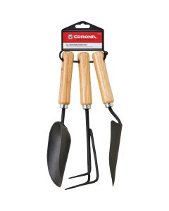 Corona Wood Handle Garden Tool Set (3-Piece)