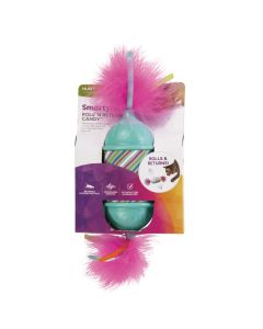 SmartyKat Roll N Return Candy Mysterious Motion Cat Toy